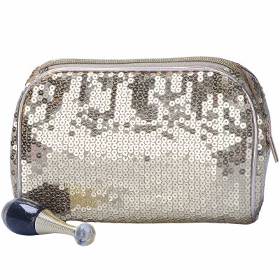 Glam Sequin-ed Cosmetic Pouch Personalizable